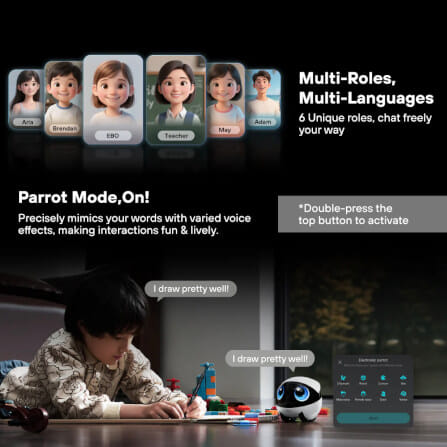 กล้องวงจรปิดหุ่นยนต์ ENABOT EBO AIR 2 PLUS สีขาว_5